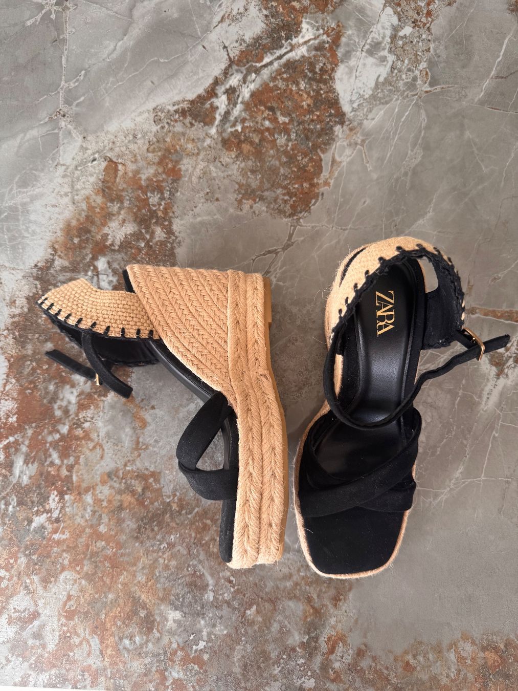 Zara Damenschuhe: Elegante Zara Espadrille, Gr 37 – Gebraucht aus Meilen von 11sina11 2