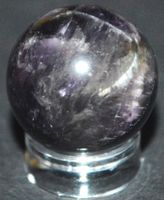 Deko Heilstein K-1214 – Amethyst Kugel mit Sockel – 20x20mm