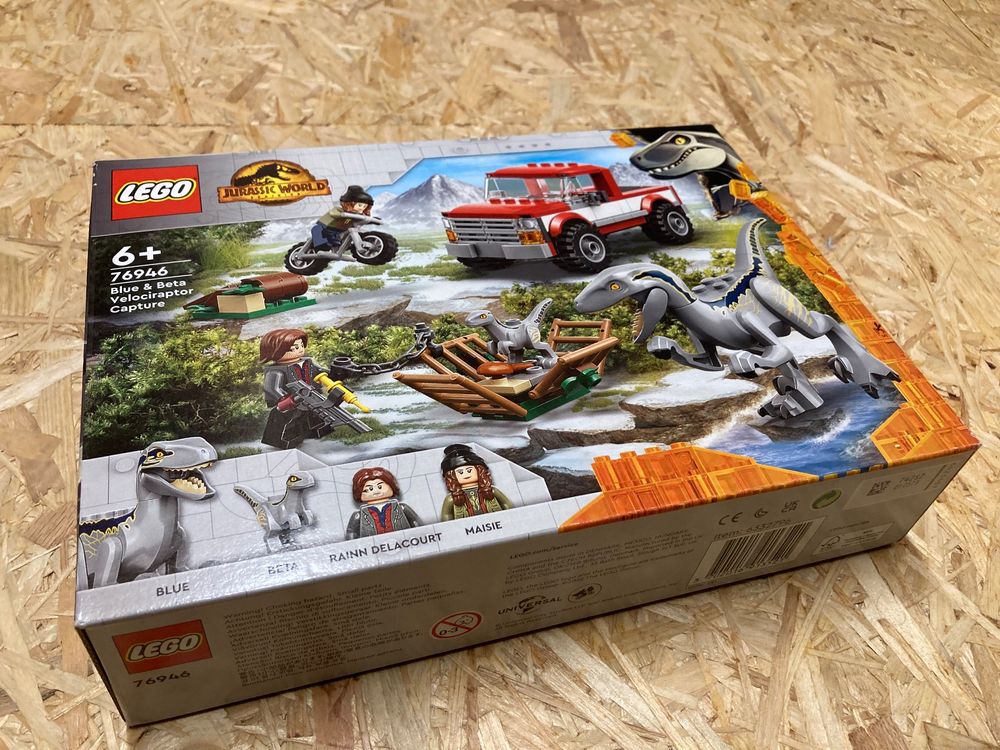 Lego 76946 - Blue & Beta Velociraptor Capture Jurassic World (Neu und ...