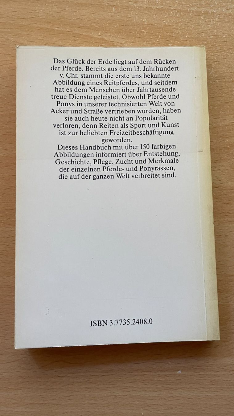 Libri: Pferde und Ponys – Usato da Glattfelden venduto da markweb 1