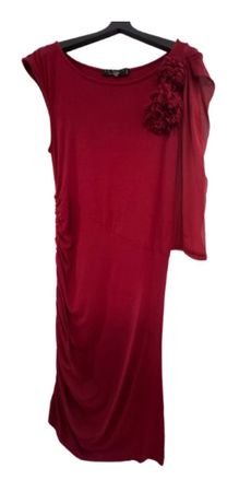 TWINSET Floral Embroidery elastic dress with organza si