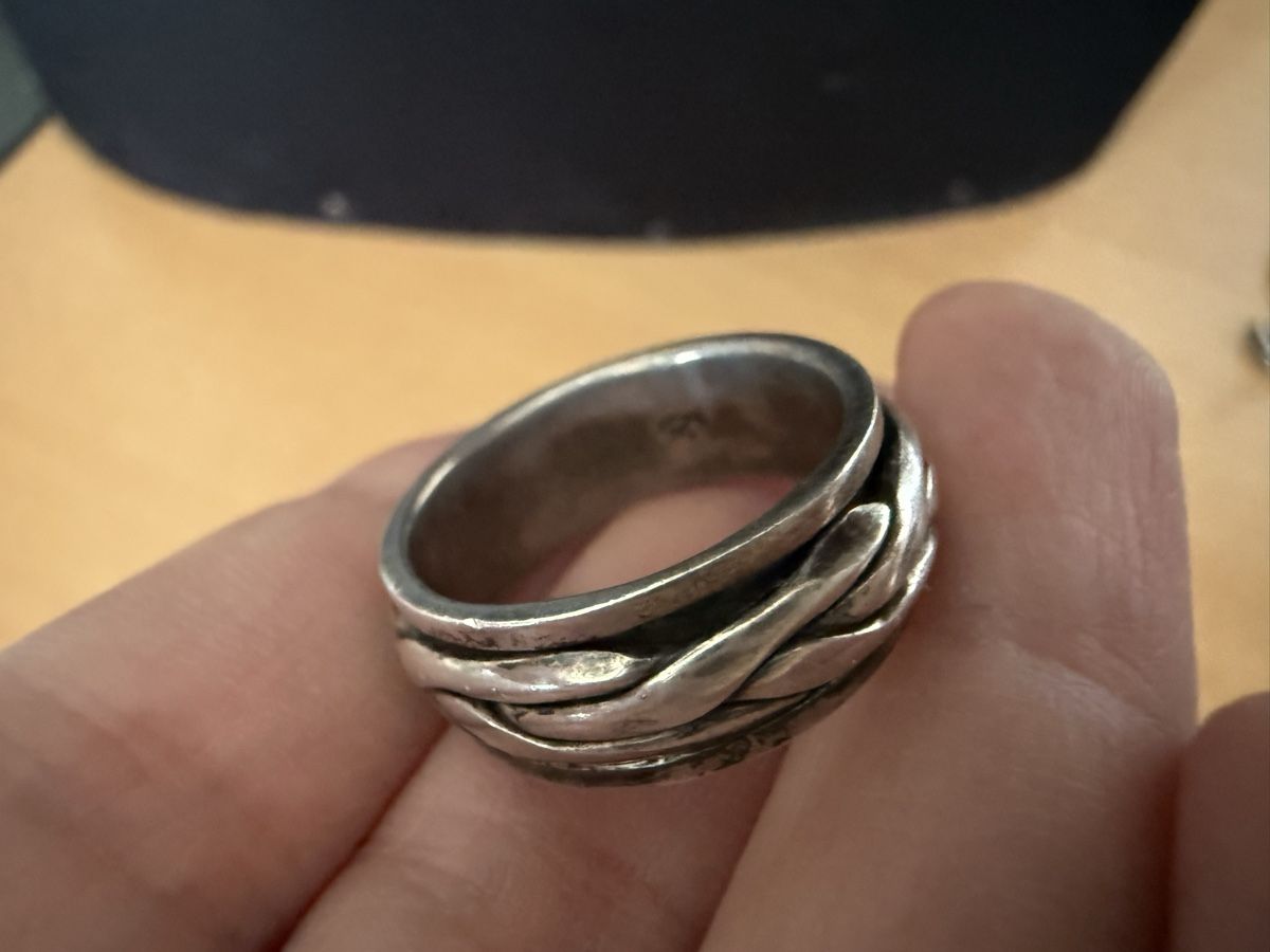 Anelli: Vintage-Ring aus 925er Silber, Größe 57 – Usato da Lamone venduto da LaCantinaMagica 5
