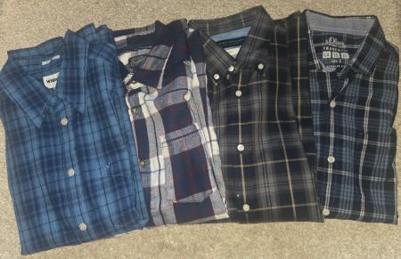 4 Hemden gr S Wrangler, s.Oliver, Jack&Jones