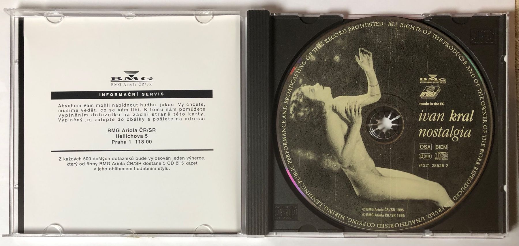 CD: IVAN KRAL - NOSTALGIA – Usato da Poliez-Pittet venduto da Newtown-Records 2