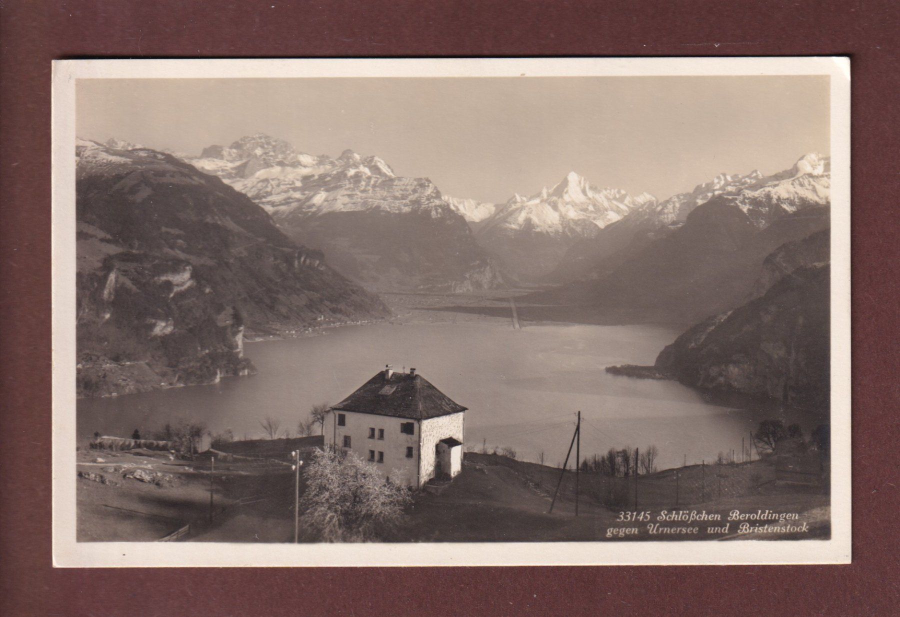 Cartoline postali: Schlösschen BEROLDINGEN - Urnersee – Usato da Pully venduto da nicecards