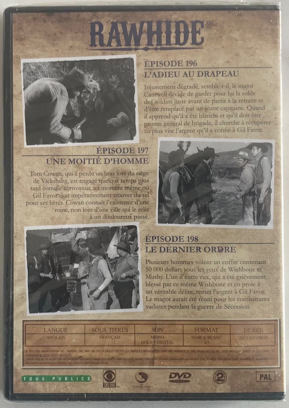 Tutti i DVDs: CLINT EASTWOOD - RAWHIDE N°66 – Usato da Poliez-Pittet venduto da Newtown-Records 4
