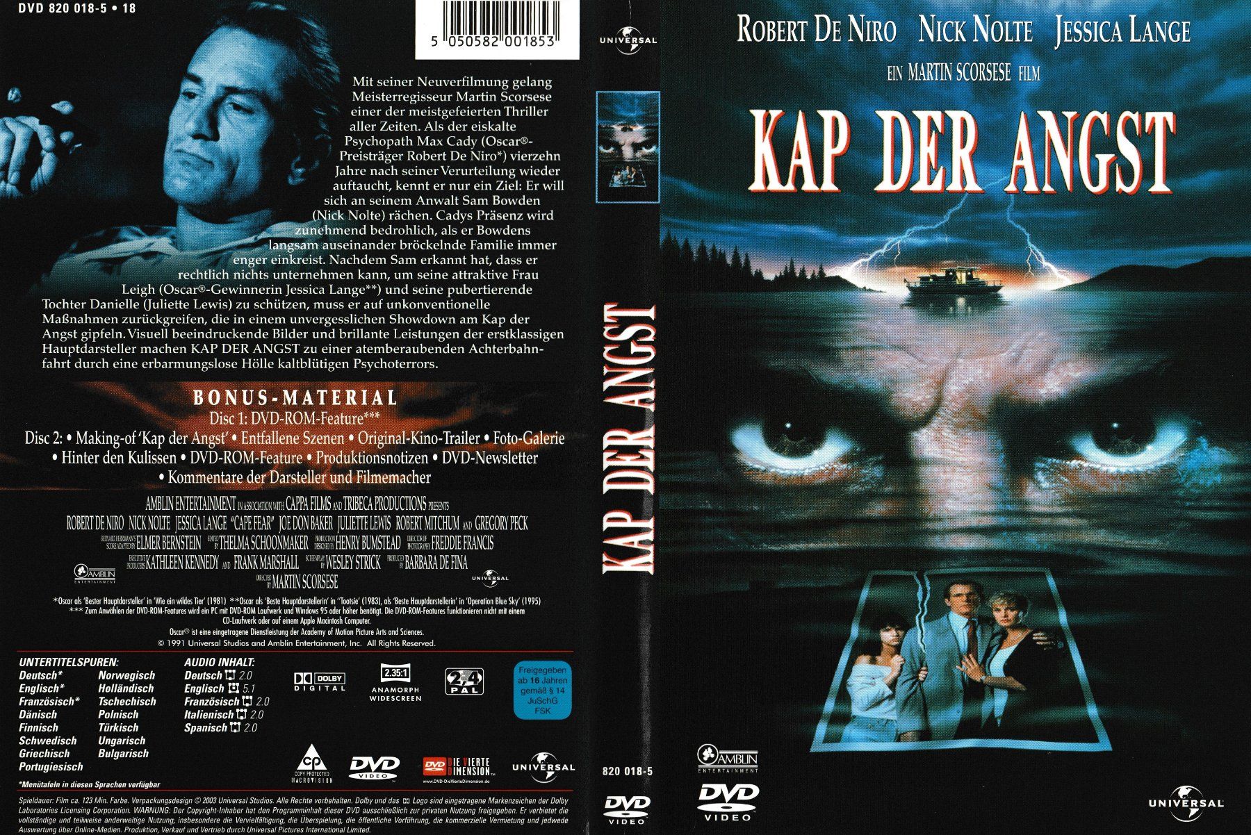 Tutti i DVDs: DVD - Kap der Angst – Usato da Langnau am Albis venduto da MediaRescuerKeLoX