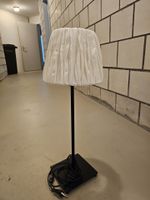 Ikea Stehlampe, Stoffschirm, schwarz, Top Zustand