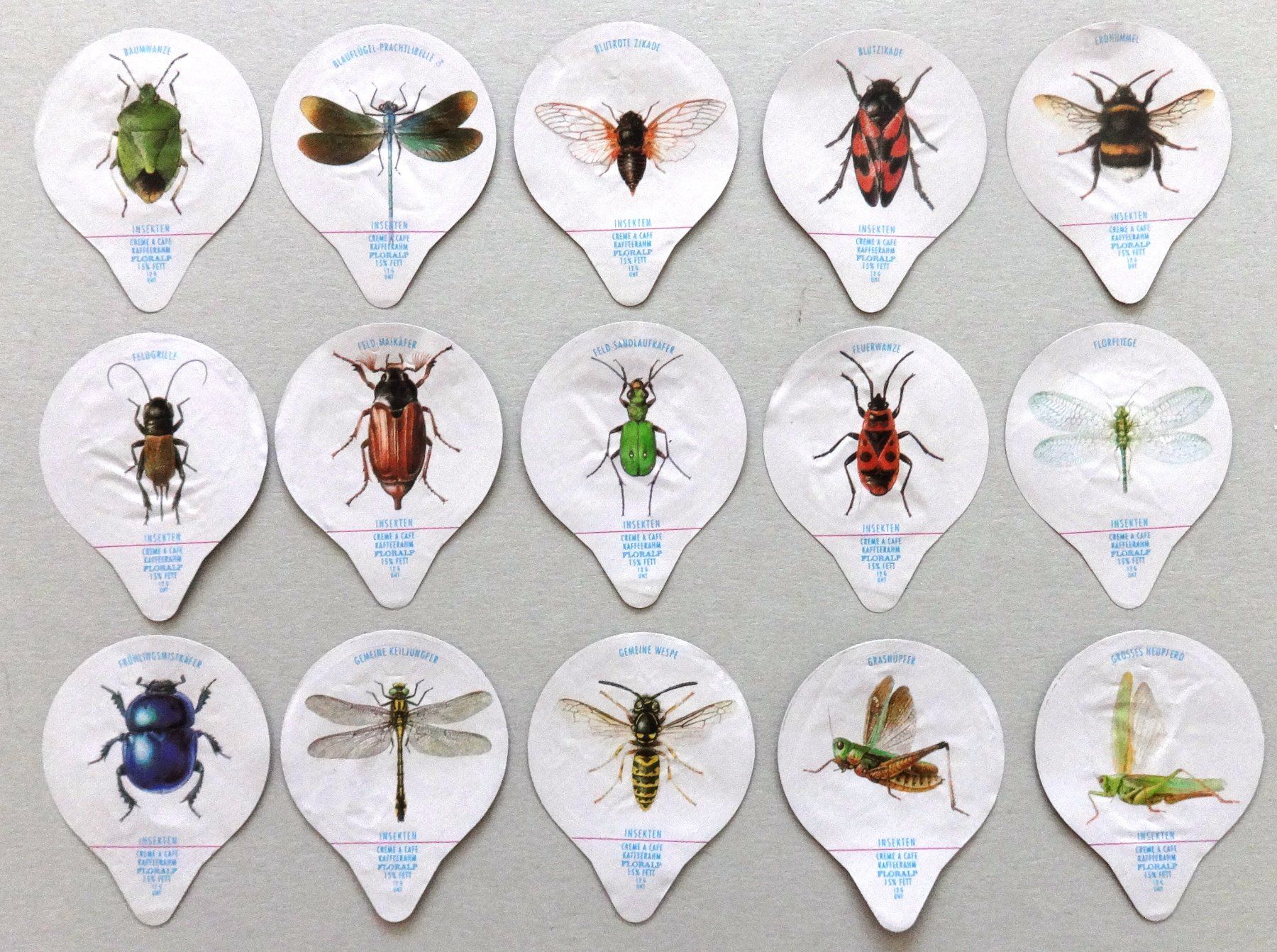 Floralp Coperchi dei cremini per caffè: Série 775 - Insectes  (30) – Usato da Fétigny venduto da cha_cz69 2