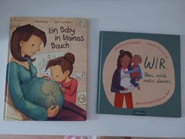 Zwei Kinderbücher Thema Schwangerschaft gebraucht