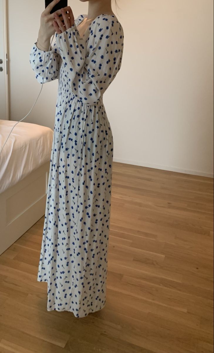 Vestiti: envii Maxikleid langarm 100% Viskose / Grösse S – Usato da St. Gallen venduto da delideja01 1