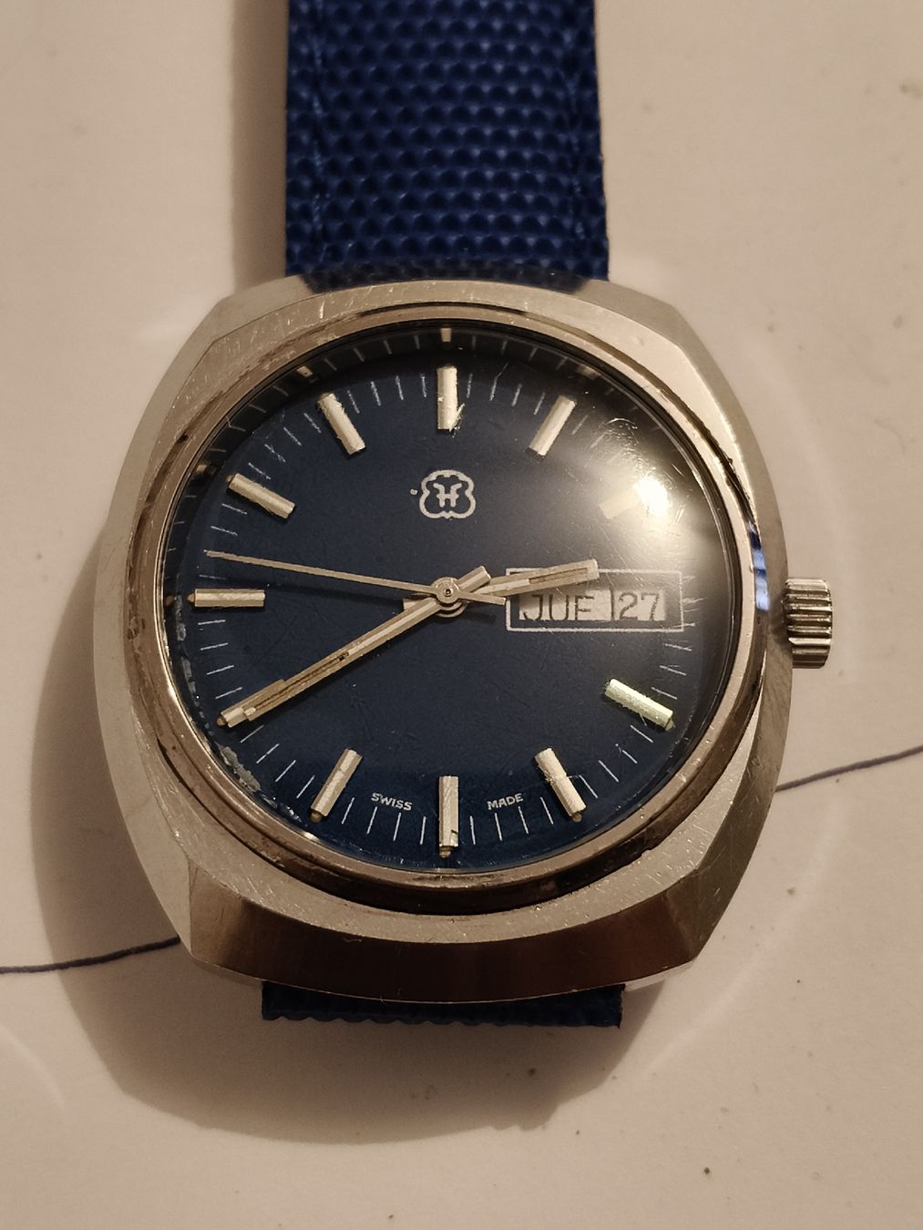 Orologi: FHF"Standing"-automatic Herrenuhr, läuft – Usato da Glattbrugg venduto da Vintagetime-Ch