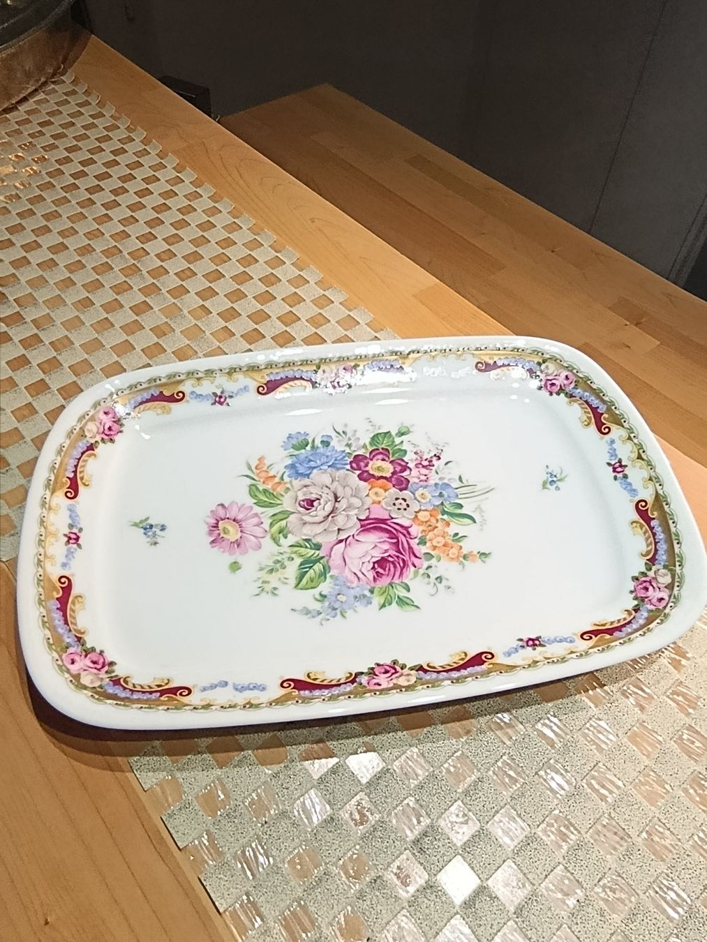 Piatti di portata: Art Deko wunderschöne Limoges Servierplatte Top – Usato da Steffisburg venduto da 1.Schmuckschatulle
