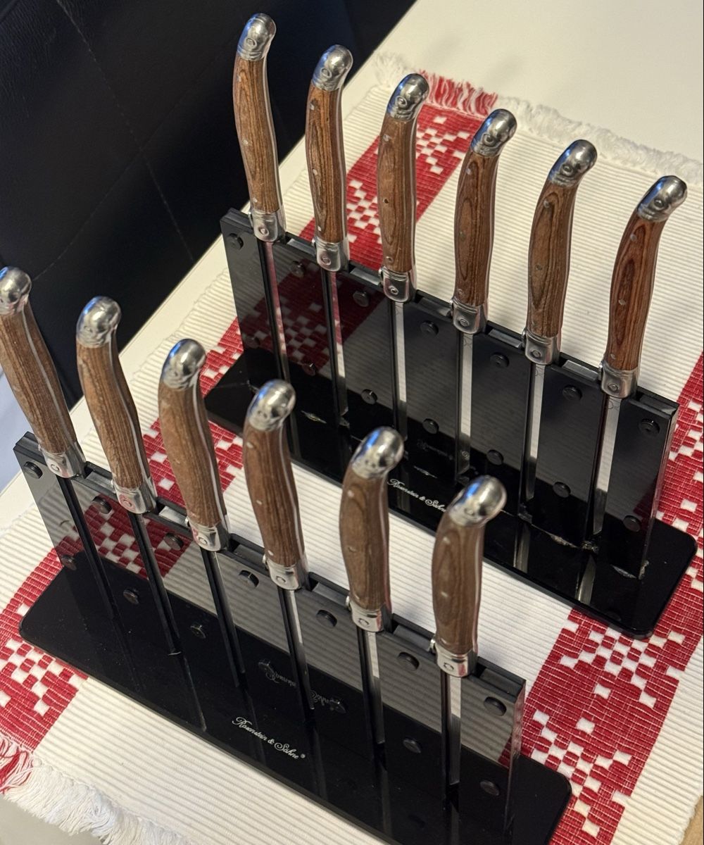 Coltelli: Pizza /Steakmesser-Set, 12-teilig Rossenstein& Söhne – Usato da Flurlingen venduto da dob_959p