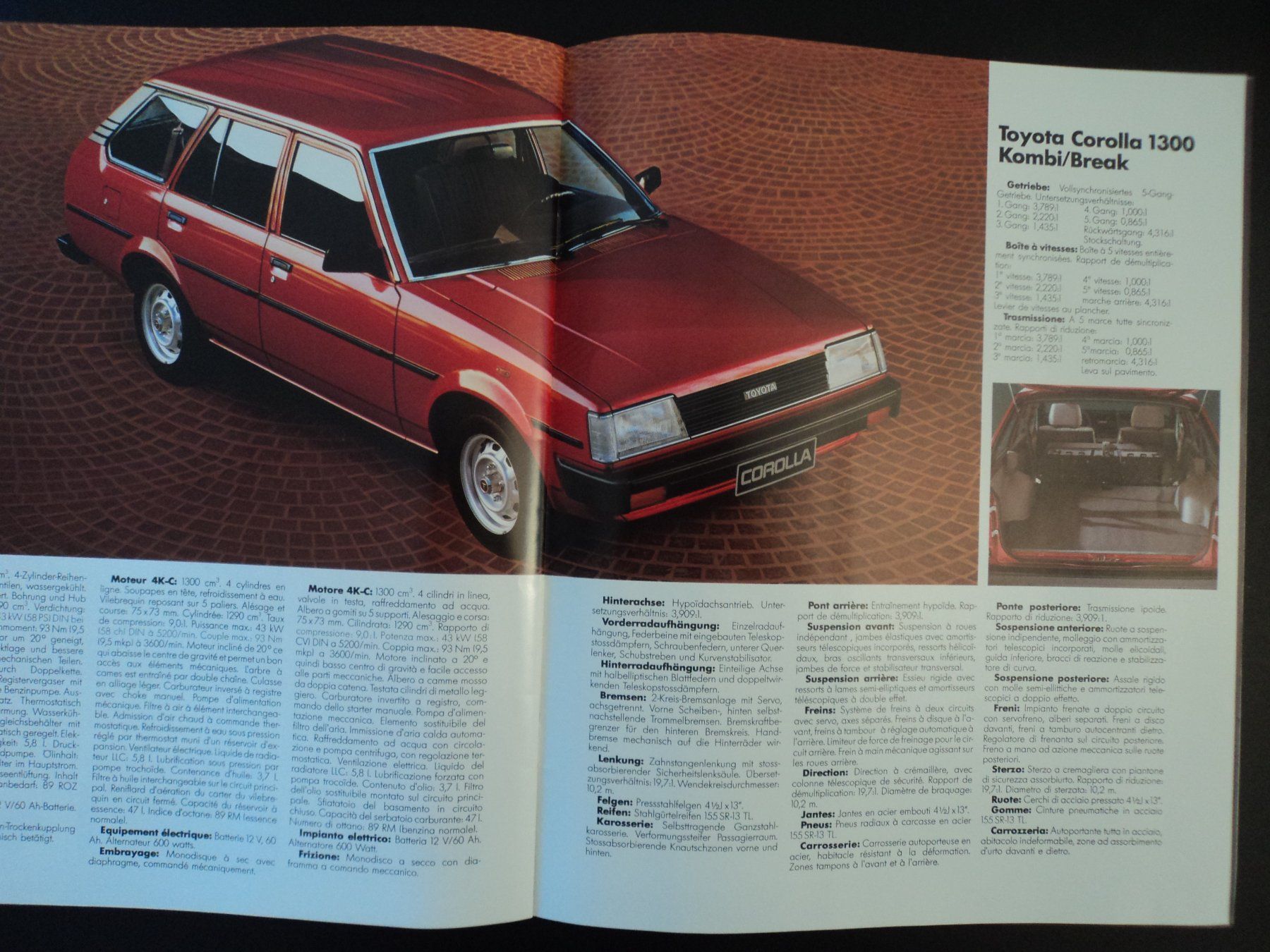 Toyota Documenti: Prospekt Toyota Corolla 1984 – Usato da Schwarzenburg venduto da modelCARama 7