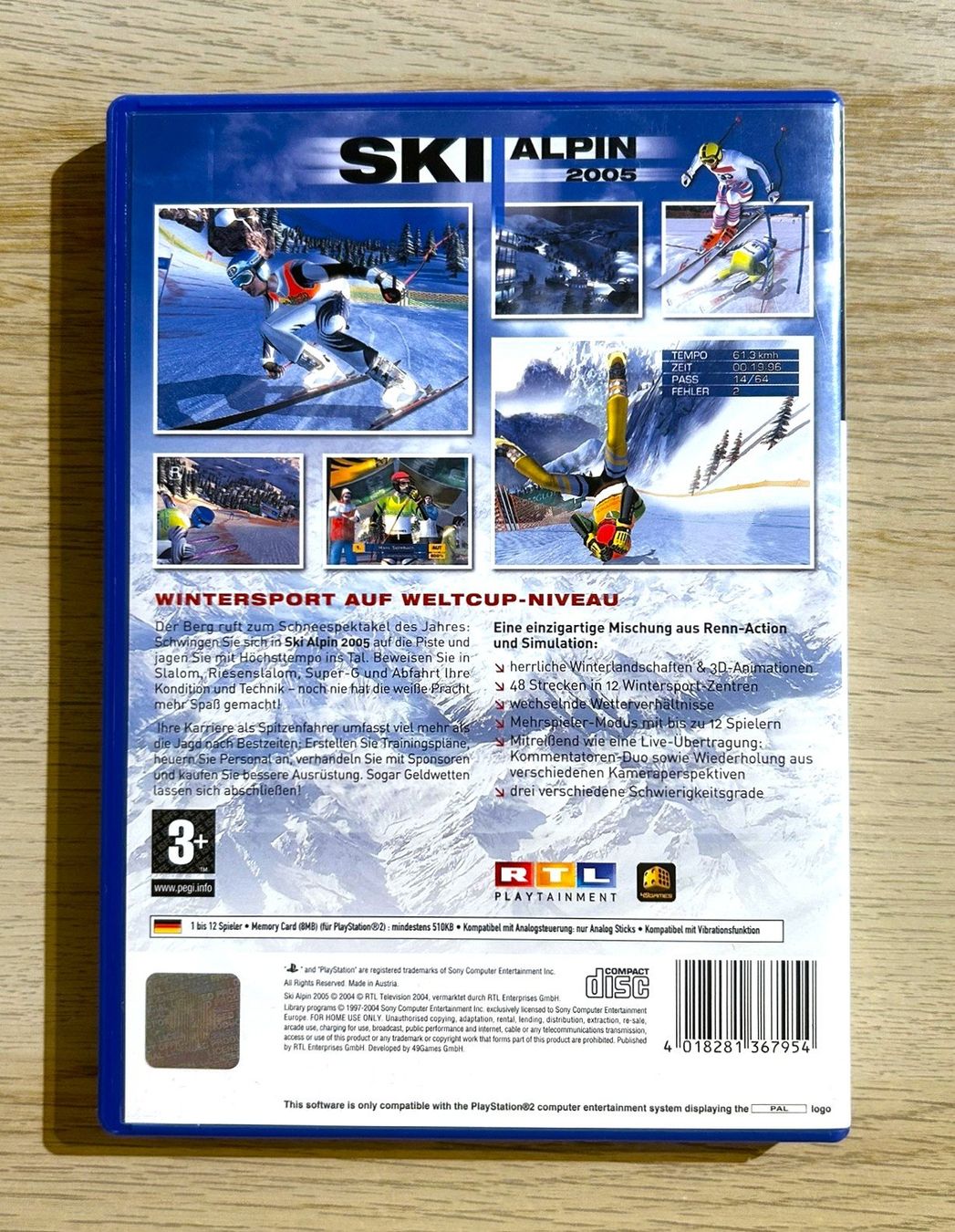 Sony Giochi: Ski Alpin 2005 PS2 – Usato da St. Gallen venduto da Alpine.Arcade 1