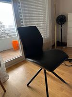 6 moderne Esszimmerstühle  schwarz, sehr guter Zustand