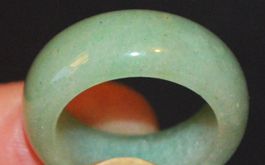 Ring A-861 – Aventurin – 8mm breit - Innendurchmesser 18mm