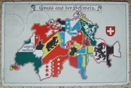 ALTE AK GRUSS AUS DER SCHWEIZ 1899