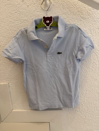 Polo Lacoste Kinder Grösse 5 Hellblau