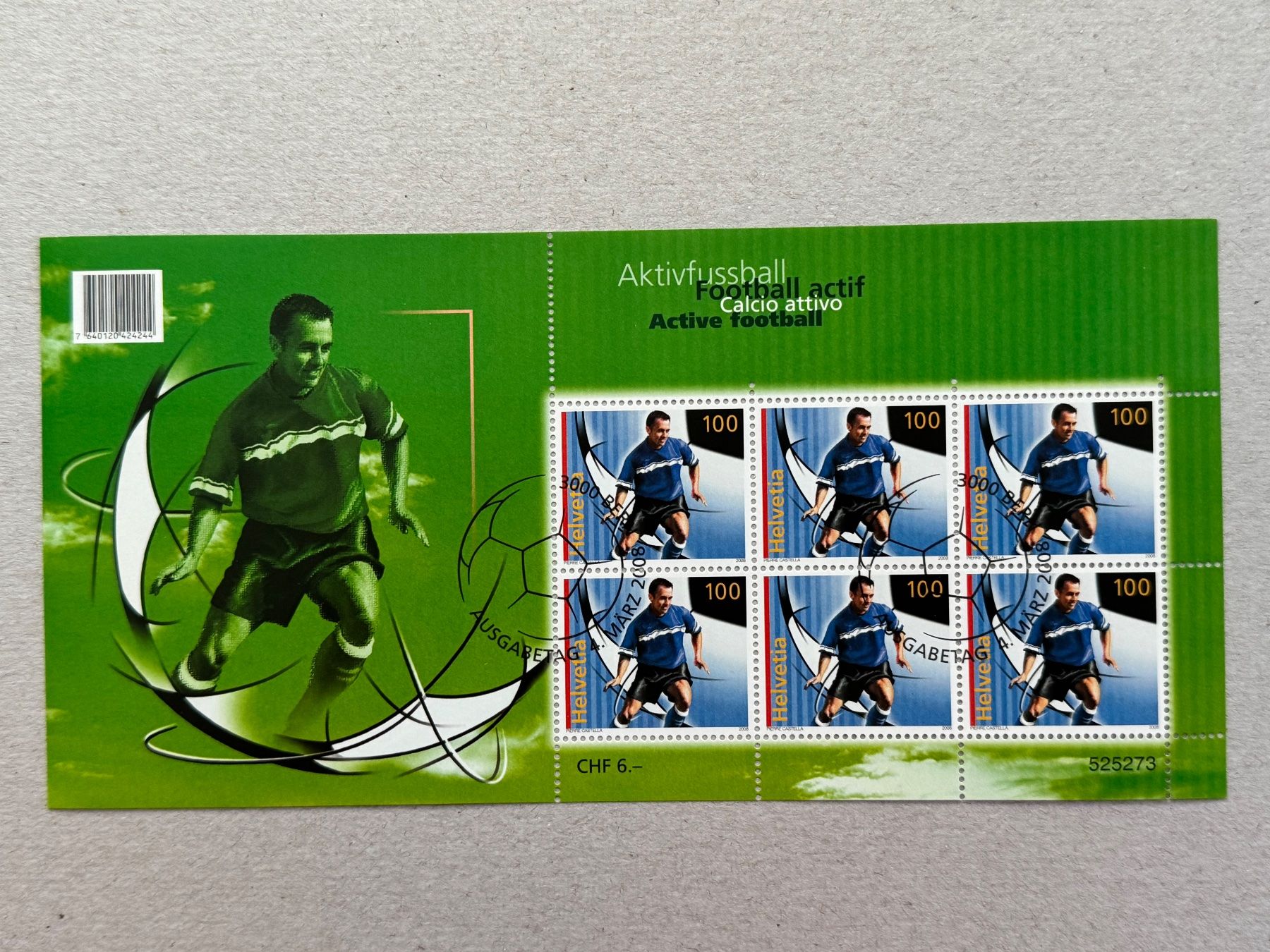 Tutti i francobolli: Bogen Aktivfussball, Rp. 100 – Nuovo (secondo la descrizione) da Romanshorn venduto da luxcollect