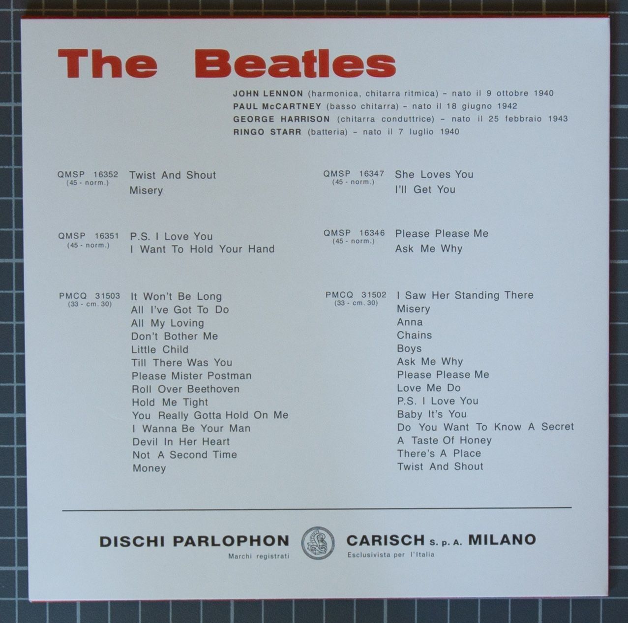 Dischi in vinile: 7" BEATLES please please me – Nuovo (secondo la descrizione) da Belp venduto da Freeeme 1