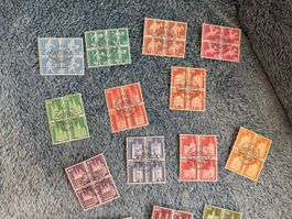 Satz 4er Block Post Gesch. Baudenkmäler 10.5.1960 Entwertet