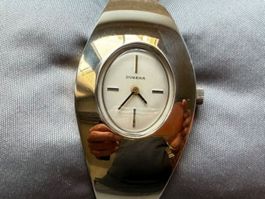 DUGENA Damen Spangen Uhr ca. 70er Jahre 0,835 Silber