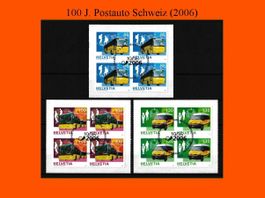 Viererblock-Serie "100 Jahre Postauto Schweiz" (2006)