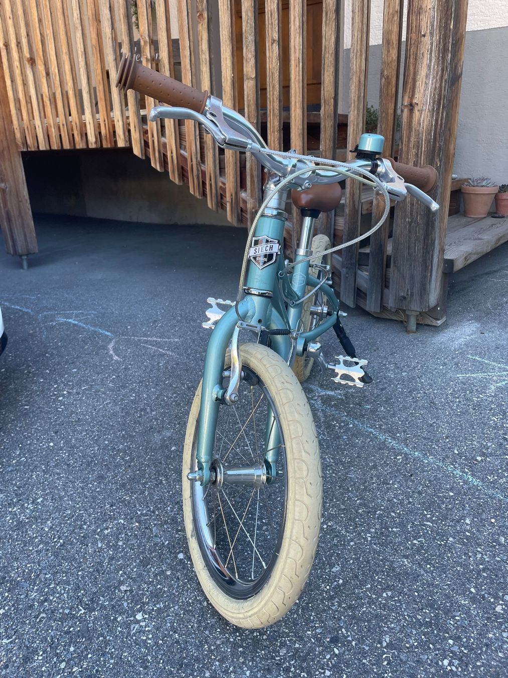 Siech Biciclette: Kindervelo Siech 16 Zoll light green – Usato da Untervaz venduto da best08 2