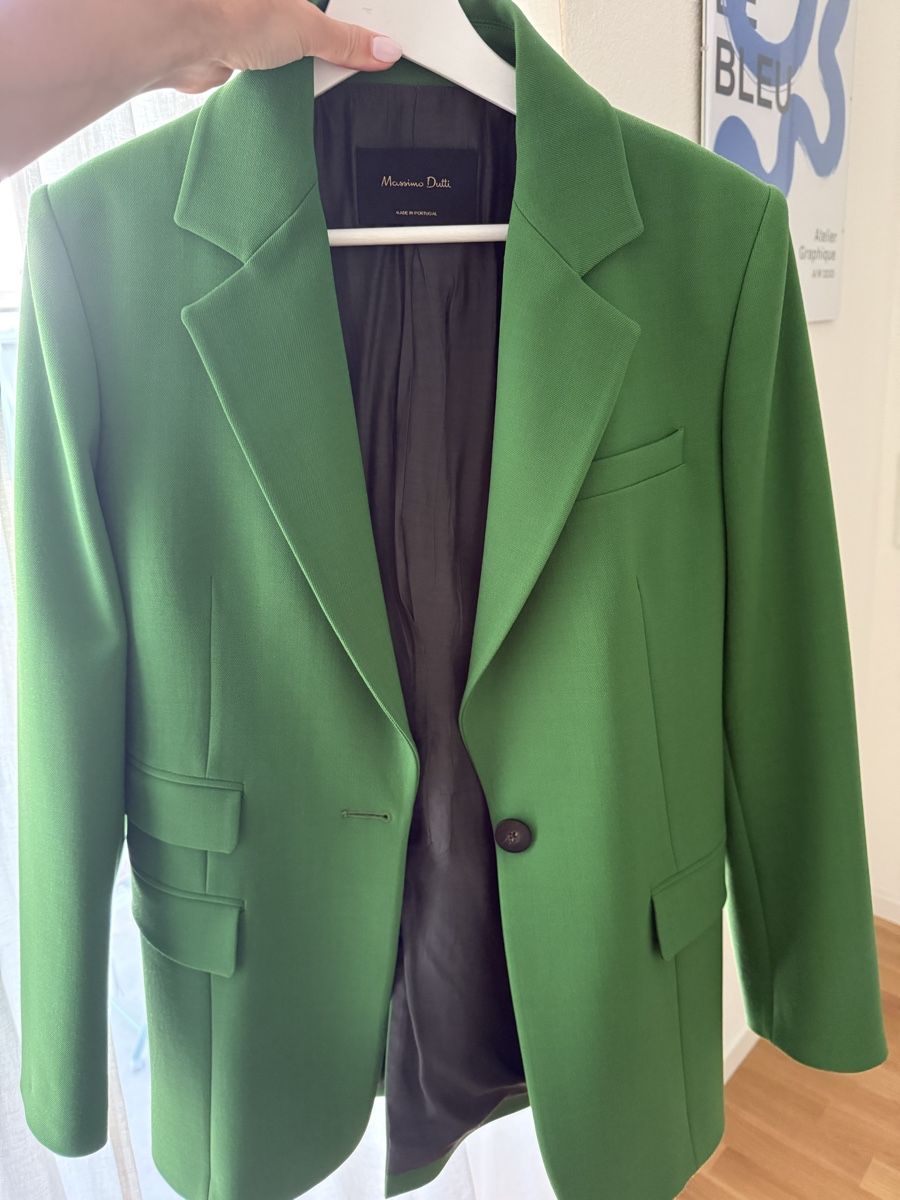 Massimo Dutti Giacche: Massimo Dutti Green Blazer Size L Good Condition – Usato da Zürich venduto da gsb_r8yw