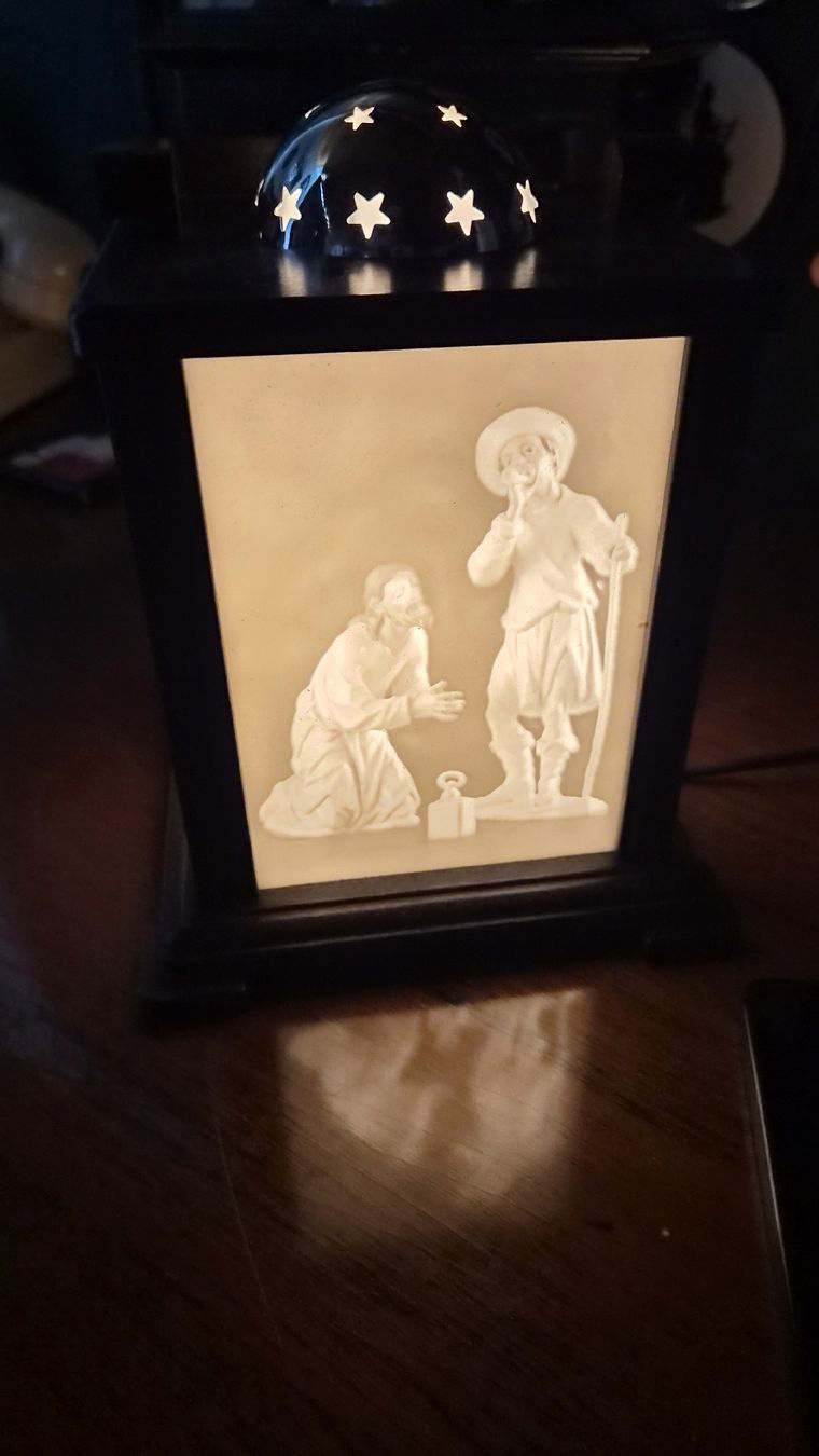 Lampade: Hutschenreuther Lampe Religion  – Usato da Kölliken venduto da Upcycling-by-Mc-TAM 3
