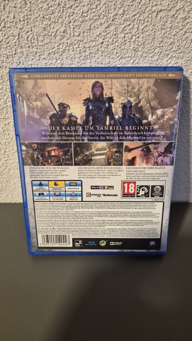 Sony Spiele: The Elder Scrolls online – Gebraucht aus Sursee von Barclays93 1
