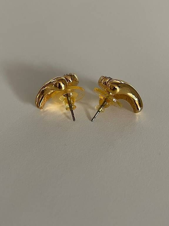 Orecchini pendenti & Orecchini a lobo: Ohrstecker - goldig mit Zirkonia – Usato da Thörishaus venduto da ama_9dbt 1