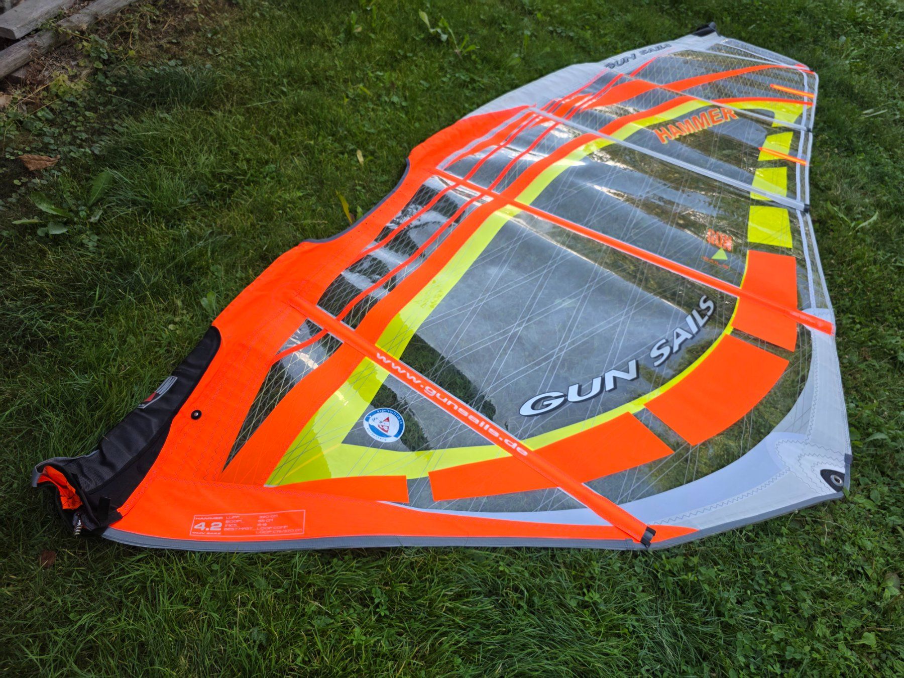 Surfen: Windsurfsegel Gun Sails Hammer 4,2 – Gebraucht aus Buchs SG von swisssurfer007 1