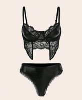 Gothic Kunstleder Unterwäsche Gr M  *neu*
