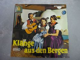 Schallplatte Klänge aus den Bergen
