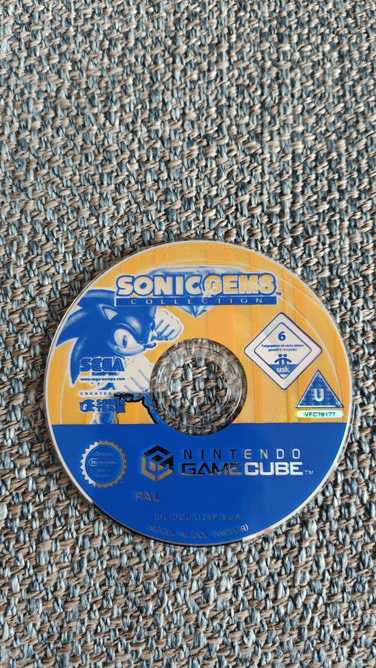 Nintendo Spiele: Sonic Gems Collection - Nintendo Gamecube nur CD – Gebraucht aus Steinach von Giusep7