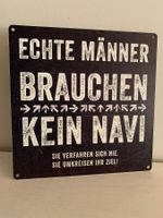 cooles echte Männer Blech-Schild