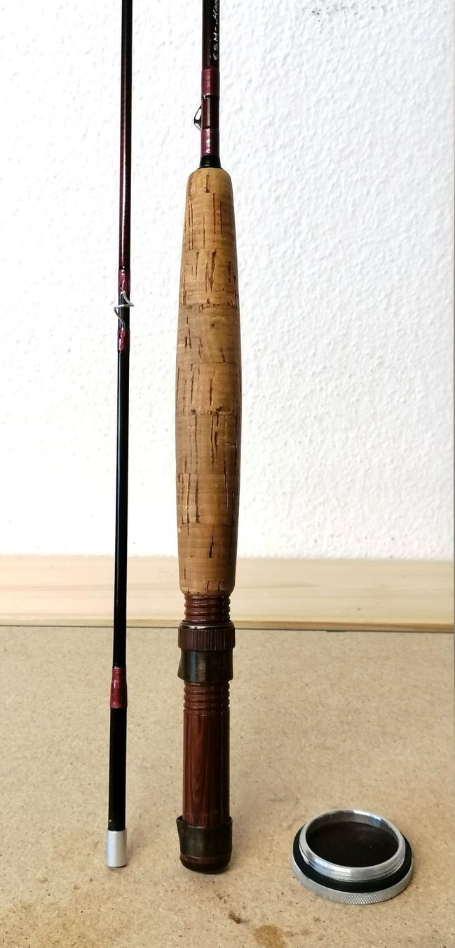Canne da pesca: Fliegenrute ESM Master 5/6wt 2-teilig mit Rohr – Usato da Reinach BL venduto da fliegenrolli 1