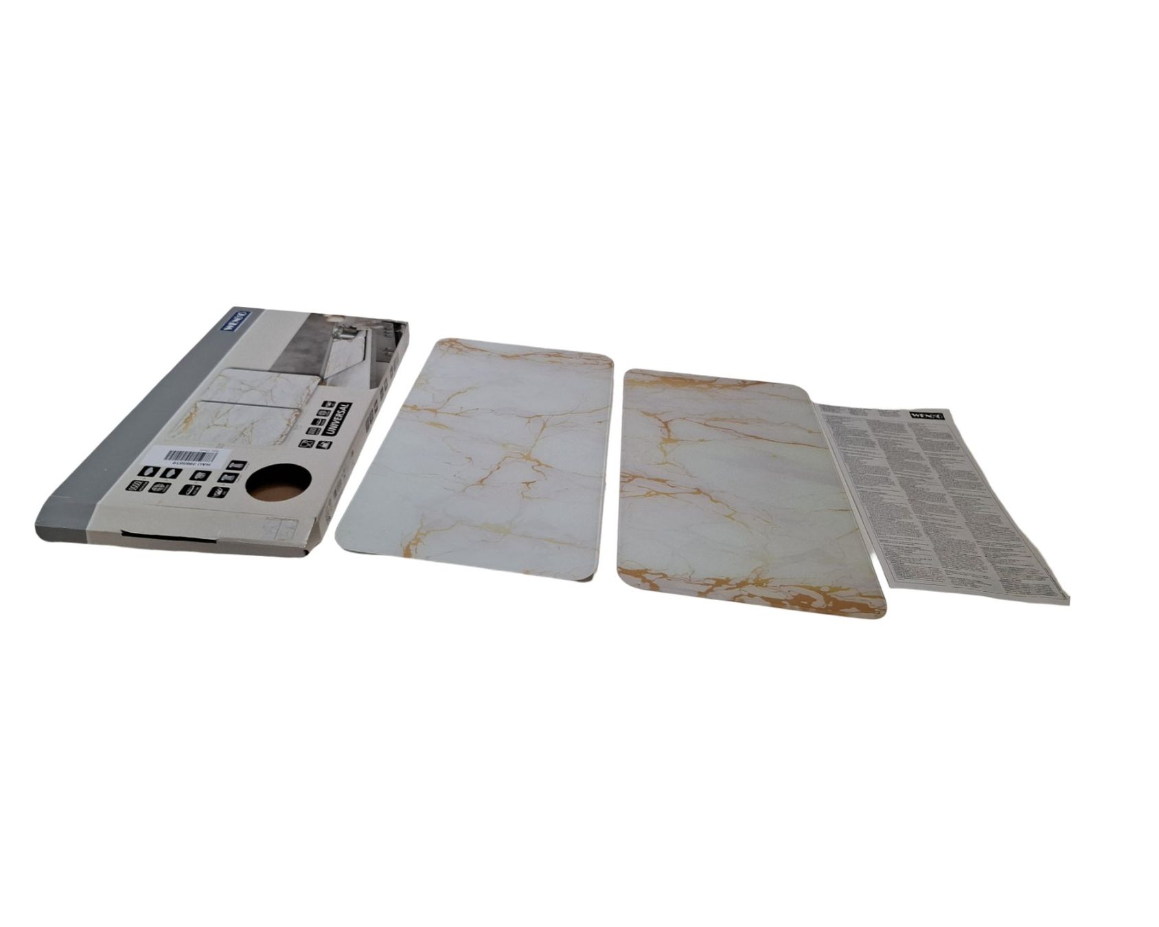 Piatti di portata: WENKO 2 Glas-Abdeckplatten Modell Marmor Gold – Nuovo (secondo la descrizione) da Wil SG venduto da Restwert_Wil