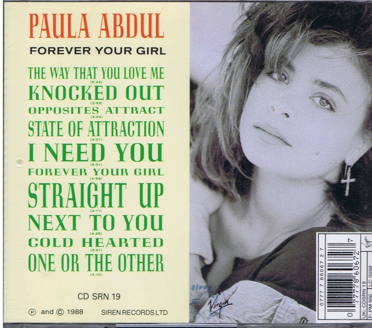 CDs: Paula Abdul / Forever your Girl – D'occasion à Unterengstringen par Lastchance 1