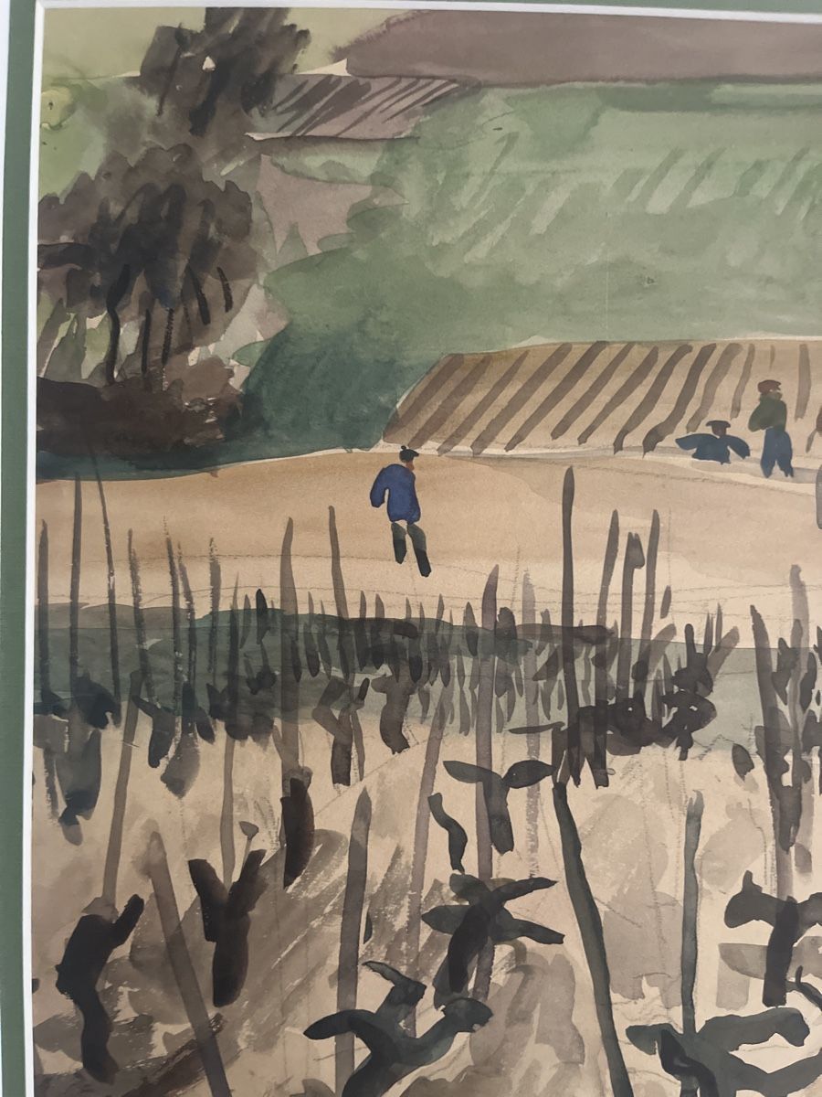 Dipinti: Aquarelle Originale Herbert Theurillat Signée – Usato da Crissier venduto da Texavery01 1