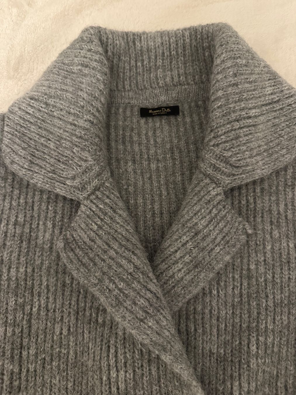 Massimo Dutti Giacche: Massimo Dutti Strick-Blazer Grau S – Elegant & Zeitlos – Usato da Zürich venduto da for_qv6p 3