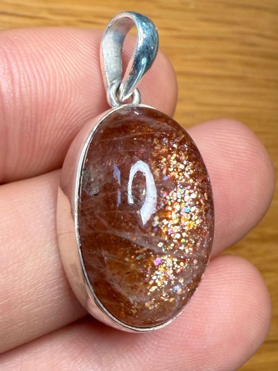 Ciondoli: Sonnenstein Cabochon Anhänger Silber 925 – Nuovo e nell'imballaggio originale da Biel venduto da djvalbnc 2