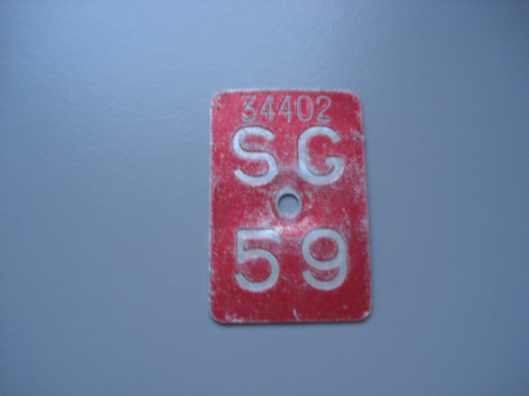 Insegne: Velonummer SG 59 – Usato da Root venduto da vil_k76z