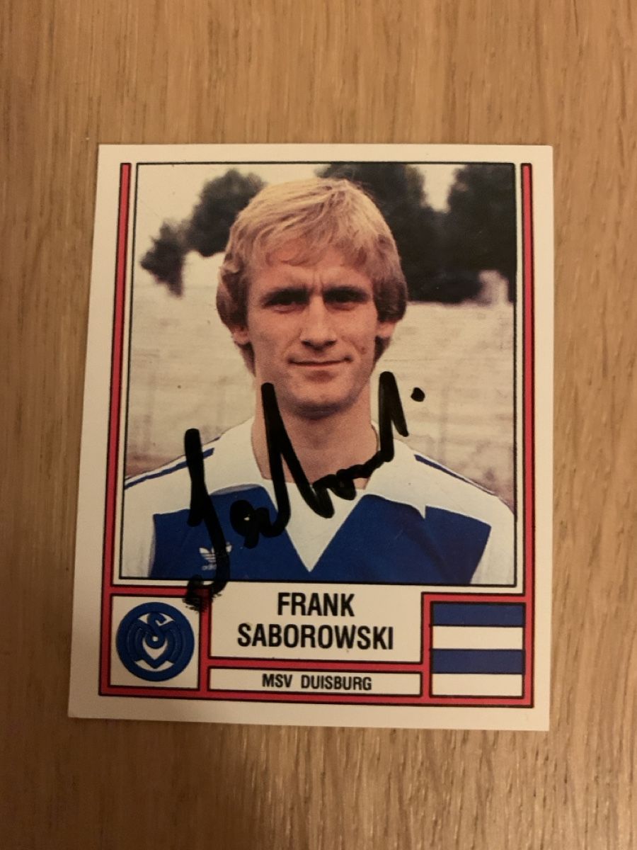Autografi: 6 Autogramme MSV Duisburg 82/83 Panini Bilder – Usato da Greifensee venduto da Bohne01 4