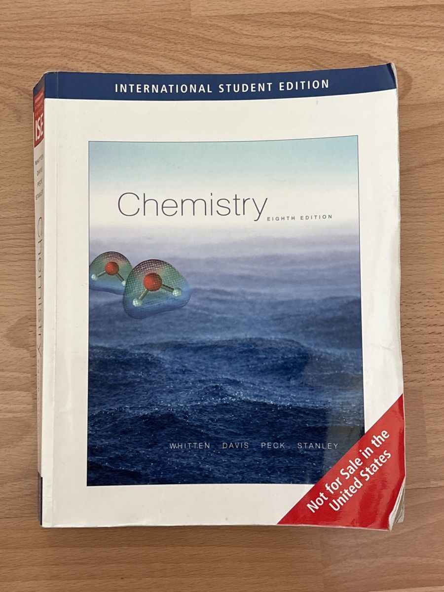 Libri: Chemistry whitten davis peck stanley – Usato da Zürich venduto da Sime23