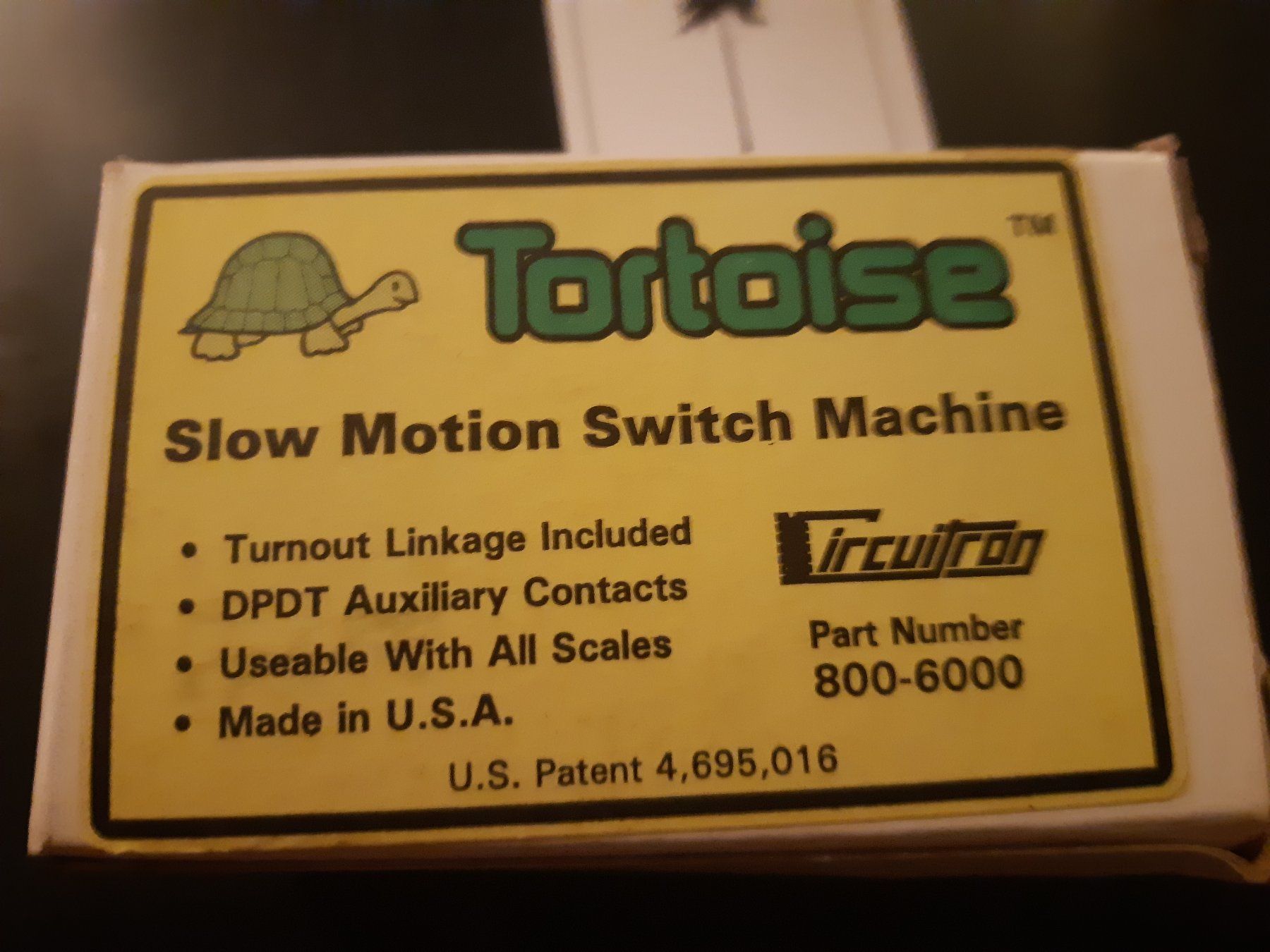 Modellini di ferrovie: Weichenantrieb unterflur Tortoise Circuitron 800-6000 – Nuovo e nell'imballaggio originale da Safenwil venduto da rob_c8dh 2