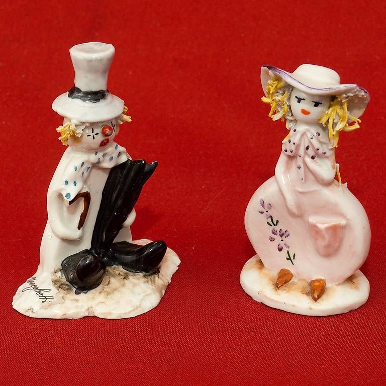 Statuette: Meneghetti Capodimonte Figurenpaar – Usato da Ascona venduto da ArtRomantica